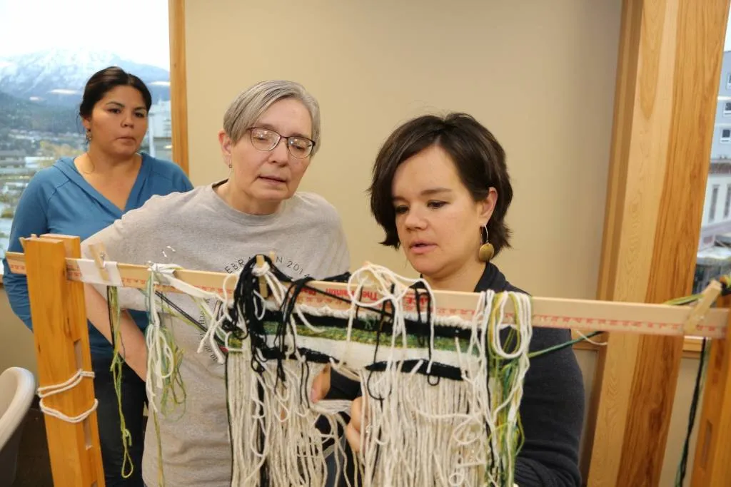 A Journey To What Matters and ASCA Partnership- ArtShops 2017 Chilkat Weaving
