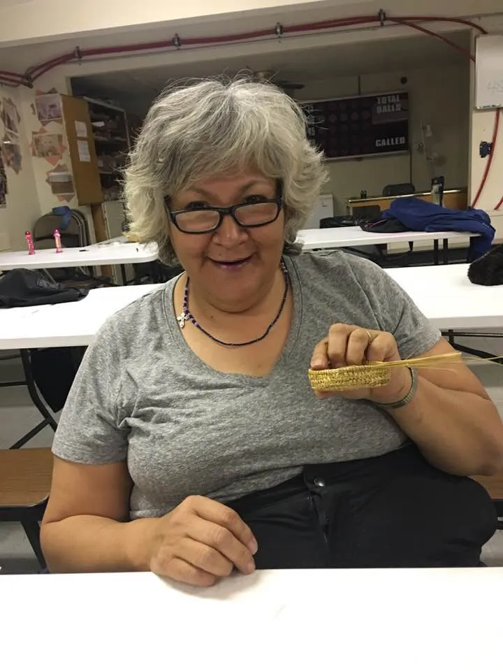 A Journey To What Matters and ASCA Partnership- ArtShops 2017 Kokhanok Grass Basket Class