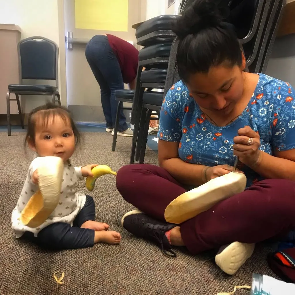 A Journey To What Matters And Asca Partnership Artshops 2019 Inupiaq Kammak Making Workshop