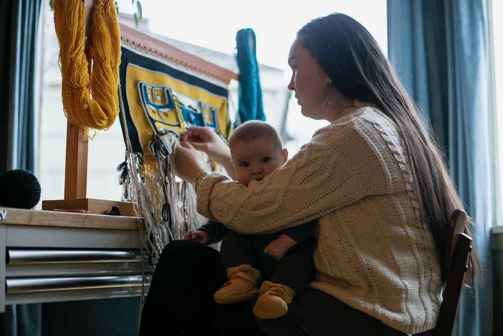 A Journey To What Matters Baby Chilkat Robe Mentor Apprenticeship By Sydney Akagi