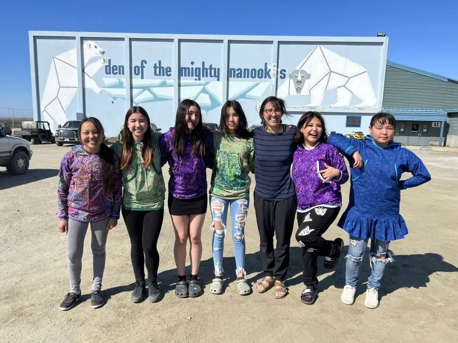 A Journey To What Matters And Asca Partnership Artshops 2022 Nikki Corbett Qaspeq Sewing Workshop In Nome